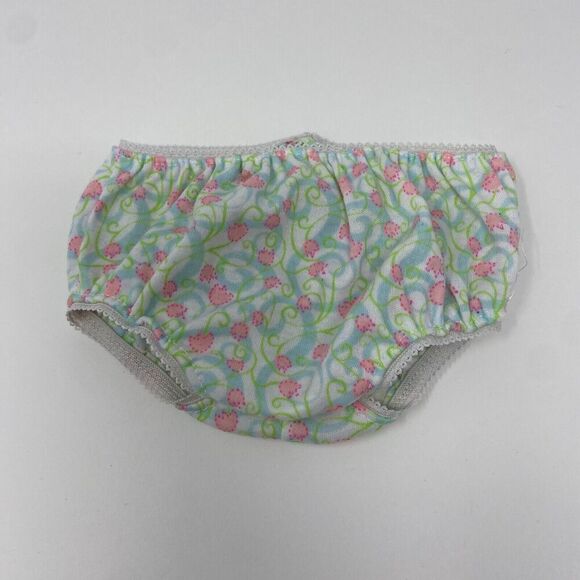 Build A Bear Panties Underwear Floral Pink Groovy Cotton Briefs BABW Toy - Picture 2 of 7